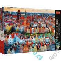 Trefl 1000 db-os Premium Plus puzzle - View on Gdańsk, Poland (10856)
