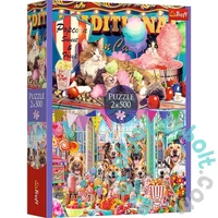 Trefl 2 x 500 db-os puzzle - Fluffy friends (37495)