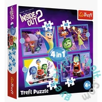 Trefl 4 az 1-ben puzzle (35,48,54,70 db-os) - Agymanók - Emotions rule (34652)