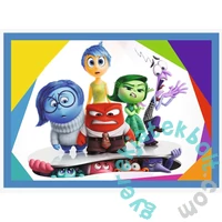 Trefl 4 az 1-ben puzzle (35,48,54,70 db-os) - Agymanók - Emotions rule (34652)