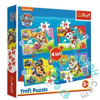 Trefl 4 az 1-ben puzzle (12,15,20,24 db-os) - Mancs őrjárat (34628)