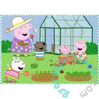 Trefl 4 az 1-ben puzzle (12,15,20,24 db-os) - Peppa malac - Peppa emlékei (34359)