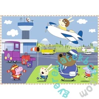 Trefl 4 az 1-ben puzzle (12,15,20,24 db-os) - Peppa malac - Peppa emlékei (34359)