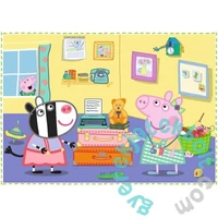 Trefl 4 az 1-ben puzzle (12,15,20,24 db-os) - Peppa malac - Peppa emlékei (34359)