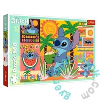 Trefl 500 db-os puzzle - Disney Lilo és Stitch - Holidays with Stitch (37483)