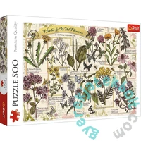 Trefl 500 db-os puzzle - Herbarium: Medicinal herbs (37478)