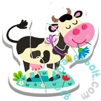 Trefl Baby Puzzle táskában - Első puzzle - Egy farmon (36127)