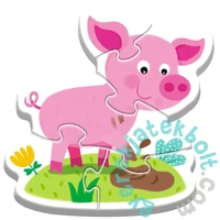 Trefl Baby Puzzle táskában - Első puzzle - Egy farmon (36127)