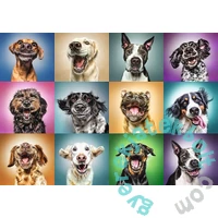 Trefl 1000 db-os puzzle - Vicces kutya portrék (10462)