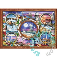 Trefl 1000 db-os puzzle - Világítótornyok  (10584)