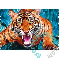 Trefl 600 db-os puzzle - Crazy Shapes - Támadó tigris (11110)