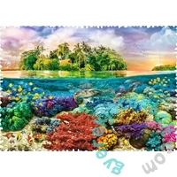 Trefl 600 db-os puzzle - Crazy Shapes - Trópusi sziget (11113)