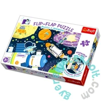 Trefl 36 db-os Flip-Flap nyitogatós puzzle - Az űrben (14272)