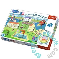 Trefl 36 db-os Flip-Flap nyitogatós puzzle - Peppa malac világa (14274)