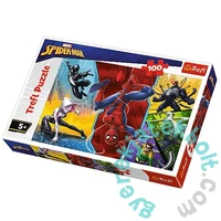 Trefl 100 db-os puzzle - Pókember - Fejjel lefelé (16347)