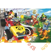 Trefl 60 db-os puzzle - Mickey egér és barátai - Autóversenyen (17322)