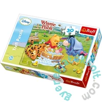 Trefl 30 db-os puzzle - Micimackó és barátai - Malacka fürdőt vesz (18198)