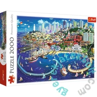 Trefl 2000 db-os puzzle - San Francisco-i öböl (27107)