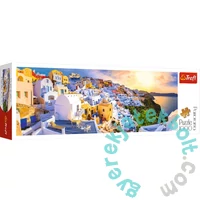 Trefl 1000 db-os Panoráma puzzle - Görögország, Santorini a nyárban (29054)