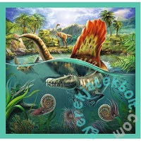 Trefl 3 az 1-ben puzzle (20,36,50 db-os) - Dinoszauruszok (34837)