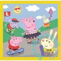 Trefl 3 az 1-ben puzzle (20,36,50 db-os) - Peppa malac - Játékidő (34849)
