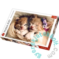 Trefl 500 db-os puzzle - Alvó cicák (37271)
