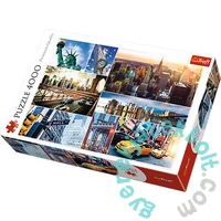 Trefl 4000 db-os puzzle - New York kollázs (45006)