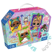 Trefl 70 db-os puzzle táskában - LOL - Glitter effect (53016)