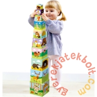 Trefl Baby toronyépítő kocka - Az erdőben (60664)