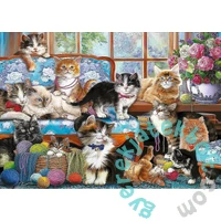 Trefl 500 db-os puzzle - Cica család (37425)