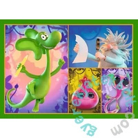 Trefl 4 az 1-ben puzzle (35,48,54,70 db-os) - A diplodocus sárkány világa (34663)