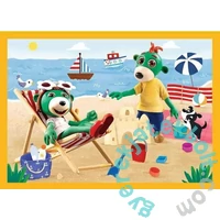 Trefl 4 az 1-ben (35,48,54,70 db-os) puzzle - A Treflik család kalandjai (34623)