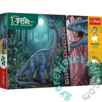 Trefl 100 db-os The Treflik puzzle - Dino World - Diplodocus (16579)
