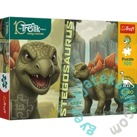 Trefl 100 db-os The Treflik puzzle - Dino World - Stegosaurus (16581)