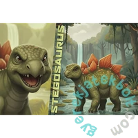 Trefl 100 db-os The Treflik puzzle - Dino World - Stegosaurus (16581)
