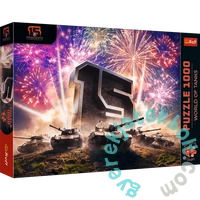Trefl 1000 db-os Premium Plus puzzle - 15th anniversary of World of Tanks (12125)