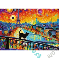 Trefl 1000-db-os Premium Quality puzzle - Macska Párizsban (10795)