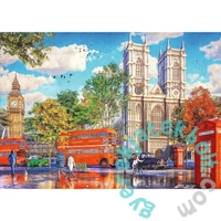 Trefl 1000-db-os Premium Plus puzzle - Tea Time - Kilátás Londonra (10805)