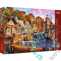 Trefl 1000-db-os Premium Plus puzzle - Tea Time - Tengerparti kikötő (10796)