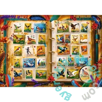 Trefl 1000 db-os puzzle - Bélyeggyűjtemény Madáratlasz (10979)