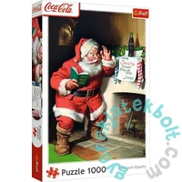 Trefl 1000 db-os puzzle - Coca-Cola - Mikulás a kandallónál (10922)