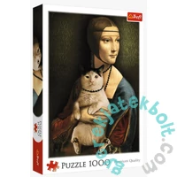 Trefl 1000 db-os puzzle - Hölgy macskával (10663)