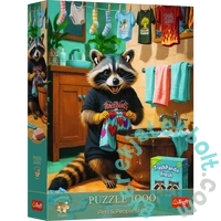 Trefl 1000 db-os Premium Plus puzzle - Mosás nap, Mosómedve (12139)