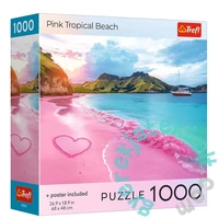 Trefl 1000 db-os puzzle - Rózsaszín trópusi tengerpart (99286)
