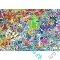 Trefl 1000 db-os UFT Prime puzzle - EYE-SPY - TIME TRAVEL - Sydney, Australia (10751)