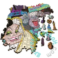 Trefl 1000 db-os Wood Craft Prémium Fa Puzzle - Disney Gonoszai (20167)