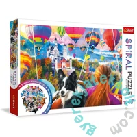 Trefl 1040 db-os Spirál puzzle - Hőlégballon fesztivál (40018)