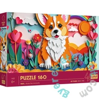 Trefl 160 db-os Paper Art puzzle - 40 Éves Jubileum - Kis kutya (40050)