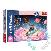 Trefl 100 db-os puzzle - Tacskó rakétán (16558)
