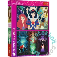 Trefl 2 x 200 db-os puzzle - Disney - Varázslatos hercegnők (13317)